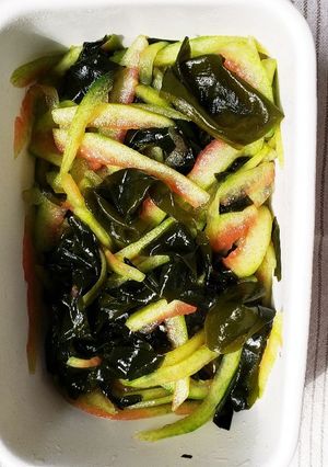 スイカの皮の酢の物-レシピのメイン写真