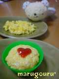 レンジでいり卵＆卵ボール♡お弁当に♡