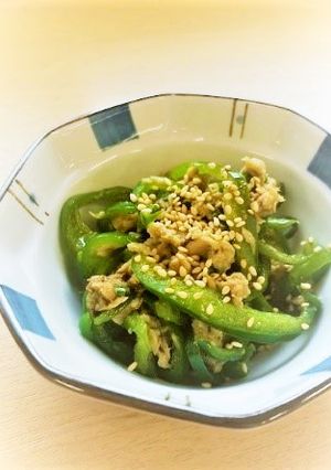 ピーマンしりしり【ここから栄養士】-レシピのメイン写真