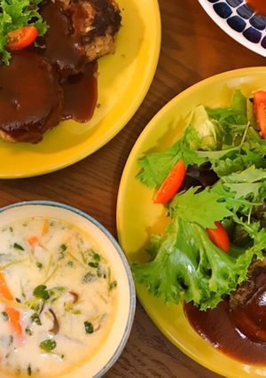 すぐできる！簡単ハンバーグ-レシピのメイン写真