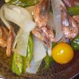 小海老と夏野菜のソティー