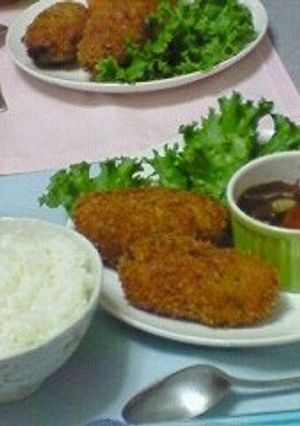 ｶﾆｸﾘｰﾑｺﾛｯｹ。-レシピのメイン写真