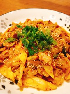 豚キムチ炒め-レシピのメイン写真