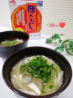大葉と玉葱の♡冷やしみそ汁-レシピのメイン写真