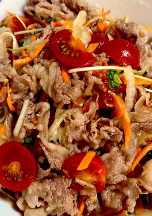 カンタン酢と麺つゆで★簡単牛肉のマリネ★-レシピのメイン写真