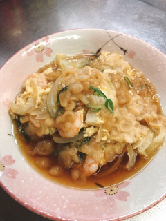 揚げない海老天風卵とじ-レシピのメイン写真