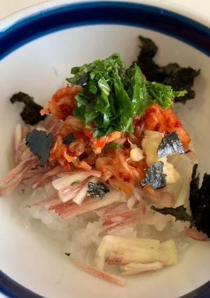 混ぜるだけ♬薬味とキムチの和え物-レシピのメイン写真
