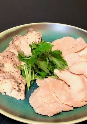 簡単！クセになる「梅しそサラダチキン」-レシピのメイン写真
