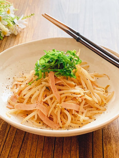 簡単♡もやしとハムのバター醤油♪-レシピのメイン写真