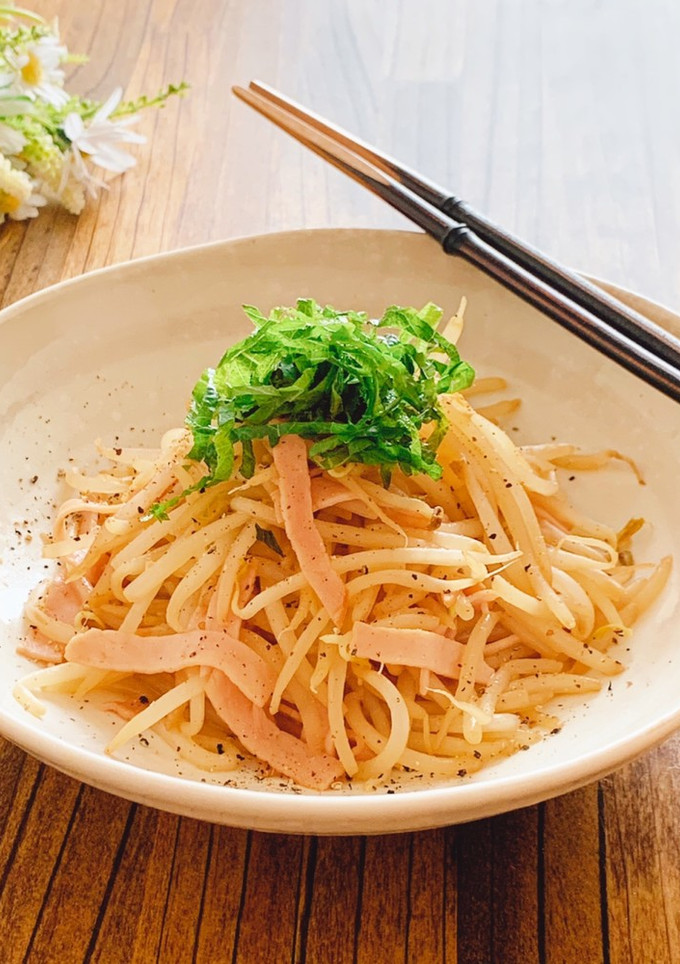 簡単♡もやしとハムのバター醤油♪-レシピのメイン写真