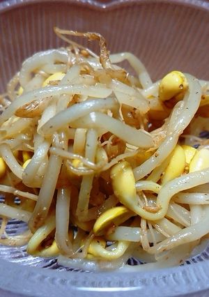 簡単!居酒屋風・もやしナムル-レシピのメイン写真