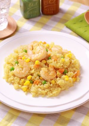 えび入り！カレーピラフ-レシピのメイン写真