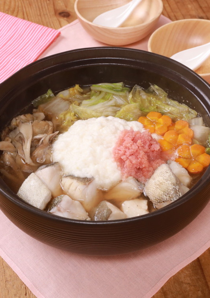 たらと野菜の明太とろろ鍋-レシピのメイン写真
