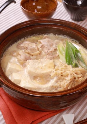 切り干し大根と豚肉のにんにくみそ豆乳鍋-レシピのメイン写真