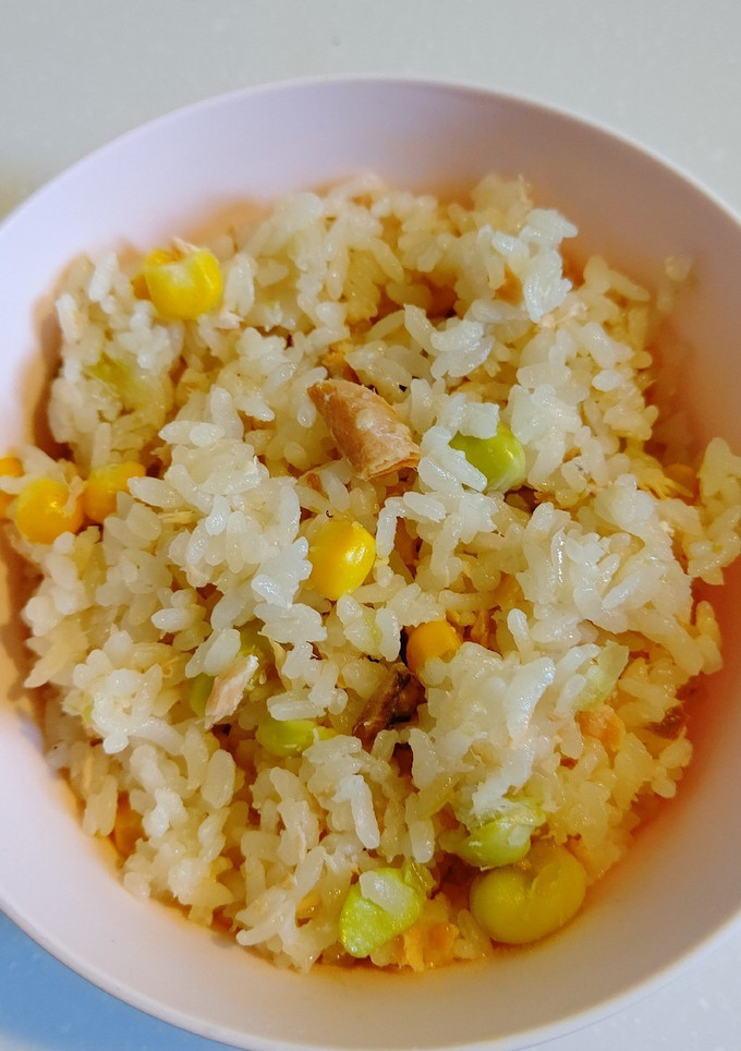鮭の和風炊き込みご飯(離乳食完了期)-レシピのメイン写真