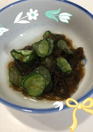【つわりに】きゅうりのもずく酢-レシピのメイン写真