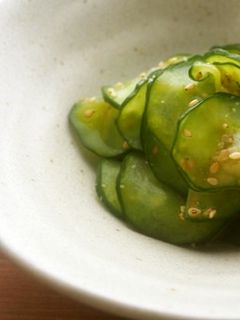 シンプル!きゅうりのみ酢の物♪-レシピのメイン写真