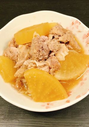 お手軽豚コマで豚バラ大根風-レシピのメイン写真