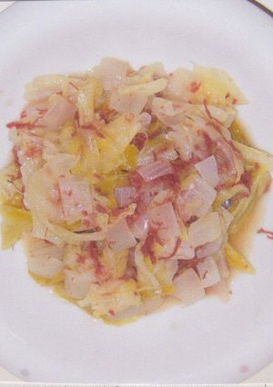 キャベツとコンビーフのワイン煮込み-レシピのメイン写真