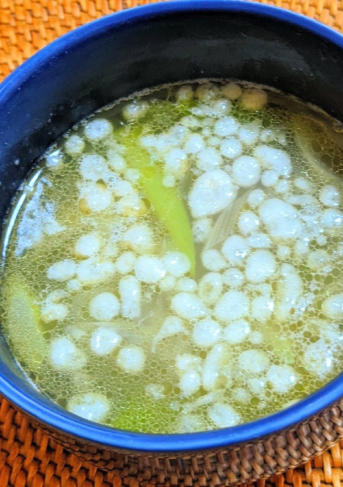 長ネギと揚げ玉の中華スープ-レシピのメイン写真
