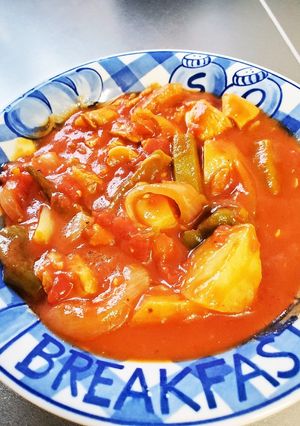 胸肉と夏野菜の簡単煮込み-レシピのメイン写真