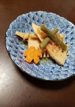たけのことインゲンの煮物-レシピのメイン写真