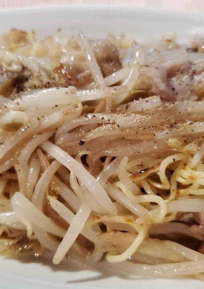 豚肉とザーサイともやしのあんかけ焼きそば-レシピのメイン写真