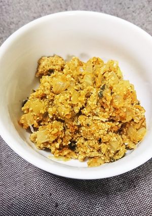 おからの煮物がドライカレーに-レシピのメイン写真