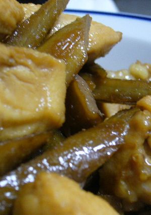 鶏ムネ肉とゴボウのキンピラ煮-レシピのメイン写真