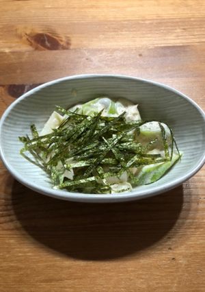 オクラ長芋明太子マヨあえ-レシピのメイン写真