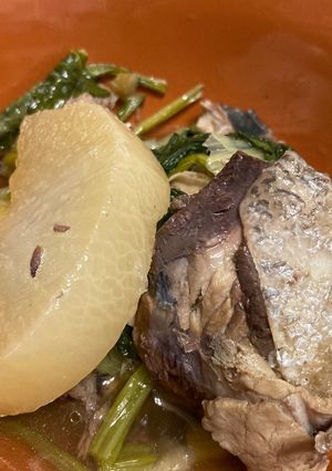 圧力鍋で下茹でなしのぶり大根-レシピのメイン写真
