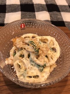 れんこんとちくわの梅マヨネーズあえ-レシピのメイン写真