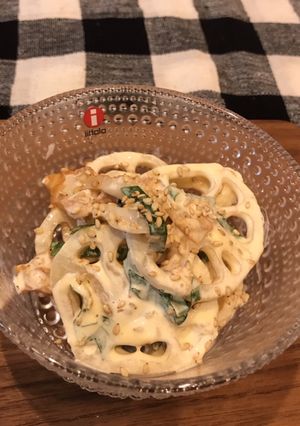 れんこんとちくわの梅マヨネーズあえ-レシピのメイン写真
