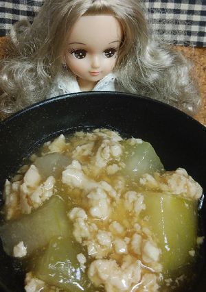 リカちゃん♡冬瓜の和風あんかけ(冷にも)-レシピのメイン写真