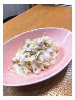 簡単!ツナとキャベツのサラダ-レシピのメイン写真