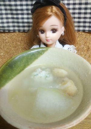 リカちゃん♡冬瓜団子スープ(鶏ベース)-レシピのメイン写真