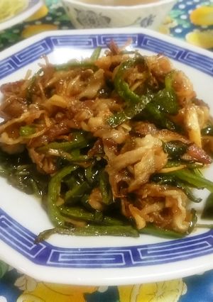 魚香肉絲（豚バラと筍の千切り豆板醤炒め）-レシピのメイン写真