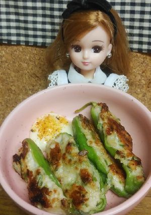 リカちゃん♡ししとうの肉詰め-レシピのメイン写真