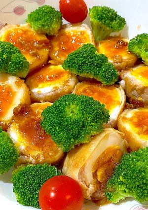 茹で卵の豚肉スライス巻き-レシピのメイン写真