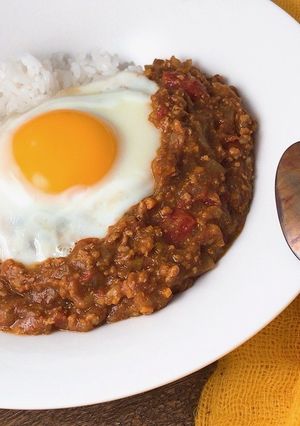 レンジでキーマカレー♪-レシピのメイン写真