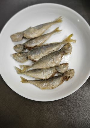 下ごしらえ簡単豆アジ唐揚げ-レシピのメイン写真
