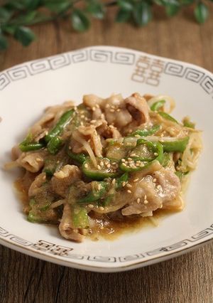 簡単！シシトウの甘味噌肉炒め-レシピのメイン写真
