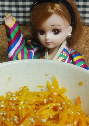 リカちゃん♡コリンキーのナムル★*ﾟ나물-レシピのメイン写真