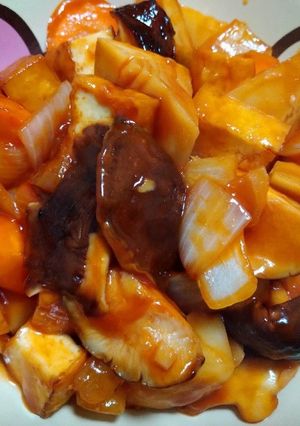 【かんたん酢】豚なし厚揚げヘルシー酢豚-レシピのメイン写真