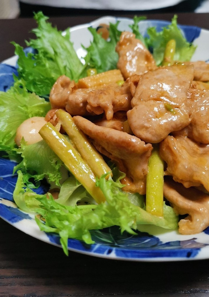 豚肉とアスパラガスのマヨ炒め-レシピのメイン写真