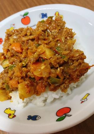 ドライカレー-レシピのメイン写真