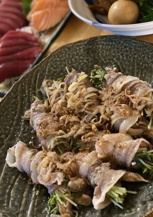 野菜の肉巻きみょうがポン酢だれ-レシピのメイン写真