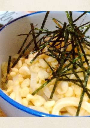 レンジで簡単♡冷やしたぬきうどん-レシピのメイン写真