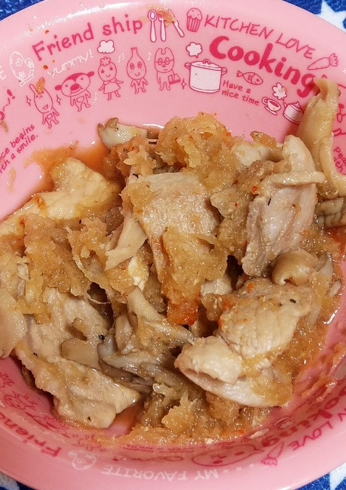 豚肉ときのこのポン酢おろし炒め-レシピのメイン写真