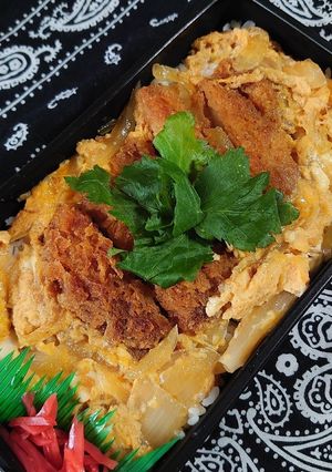 2020/8/7 カツ丼弁当-レシピのメイン写真